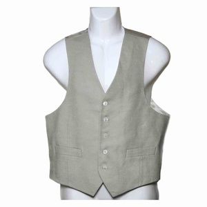 Ralph Lauren Linen Vest Tan Men's Size 42 S…